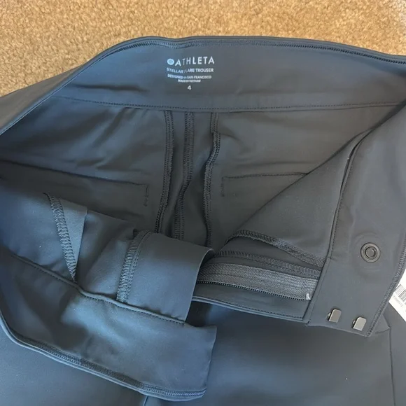 ✨NWT Athleta Stellar Flare Trouser – dark grey ✨ - Picture 4 of 6